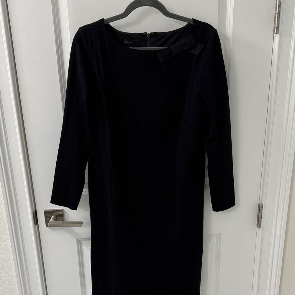 Elegant Black Dress (Talbots) - Size 10